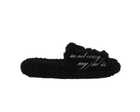 black fur slides